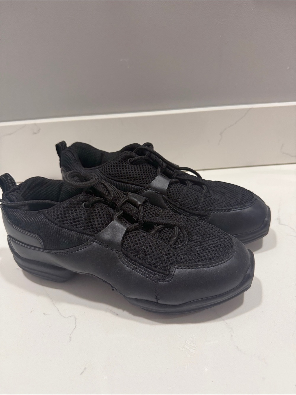 Men's Black Mesh Trainer Sneakers - Unbranded